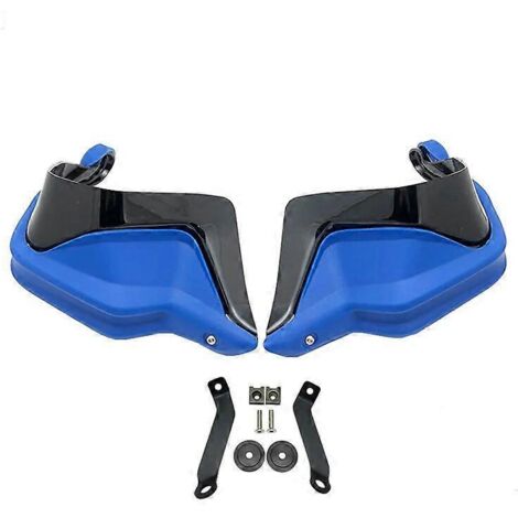 Protège-mains, protections de pare-brise et protection contre le vent pour motos Honda CB500X, CB500F, C et B500 X (2013-2021, 2018, 2019, 2020) - Ensemble bleu et noir (1/5)