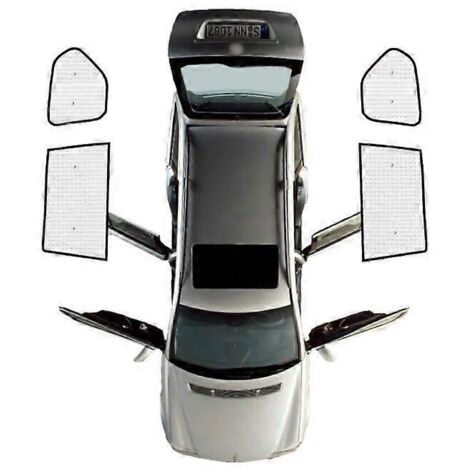 Pare-soleil intégraux pour Toyota Land Cruiser Prado J120 (2003-2009) et FJ120 Shuttle California (accessoires auto - vitres arrière). (1/5)