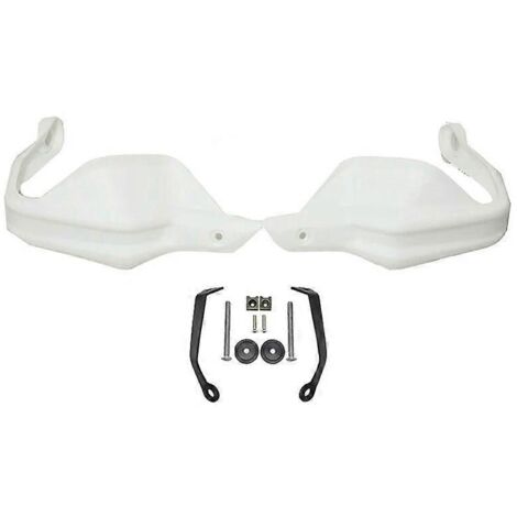 Protège-mains pour motos VOGE 650DS, 650 DS, 500DS, 300DS et 500R : protège-mains, protection pour leviers de frein et d'embrayage, pare-brise – Blanc (1/5)