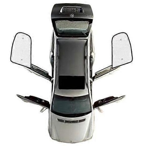 Pare-soleil intégral pour Peugeot 207 Berline (2006-2014) - Accessoires anti-UV - Protection solaire pour pare-brise et vitres arrière (2012-2013) (1/5)