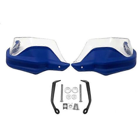 Protège-mains pour moto CFMOTO 800MT : protection contre le vent et le vent (bleu transparent). (1/5)