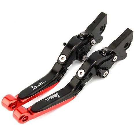 Accessoires pour Vespa GTS 250/300 Medley : levier de frein, poignée d'embrayage et klaxon modifiés CNC en titane (1/5)