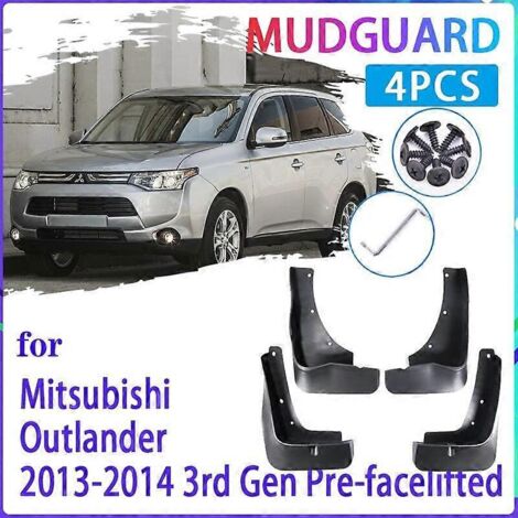 Bavettes garde-boue pour Mitsubishi Outlander 2013-2014 - Accessoires auto