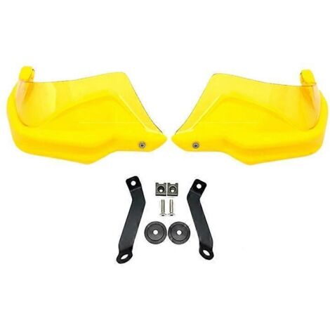 Pour Honda CB400X CB400F CB 400X CB 400F 2021 - Kit de protection de guidon, protège-mains, coque de frein, déflecteur de vent - Jaune (1/5)