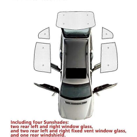 Accessoires pour Peugeot 3008 2022 P84 : pare-soleil intégraux pour pare-brise et vitres arrière (compatibles avec les modèles 2016-2021).