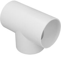 Raccord en T PVC 4 Pouces pour Conduits d'Eau - Diviseur à 3 Sorties Résistant aux Produits Chimiques