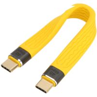 Câble USB-C Mâle à Mâle 100W 5A Charge Rapide 40Gbps Compatible Huawei Xiaomi