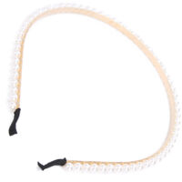 Bandeau de mariée orné de perles en alliage, accessoire capillaire élégant pour cérémonies et événements spéciaux