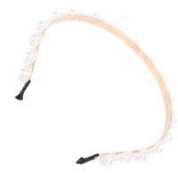 Bandeau de mariée orné de perles en alliage, accessoire capillaire élégant pour cérémonie