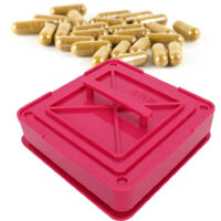 Plaque de Remplissage 100 Capsules Taille 0, Machine Manuelle pour Poudre et Compléments Alimentaires