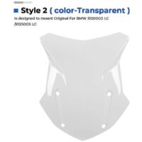 Pare-brise universel transparent pour motos BMW R 1200 GS et R1250 GS. Compatible avec BMW R 1200 GS LC Adv.