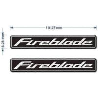Kit de protection pour moto Honda CBR 600F 600F CBR600F Fireblade HRC : autocollants, autocollants, kit essence/huile, protection genoux, garde-boue et réservoir.
