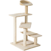 Perchoir pour Chat Multiniveaux Griffoir en Sisal Plateformes et Panier