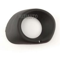 Cache antibrouillard halogène à LED pour Mitsubishi Outlander 2013-2015 - Grille, contour argenté et noir - Accessoires auto - Noir L