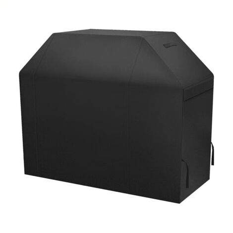 Housse de barbecue 150 cm, étanche et résistante aux UV pour Weber, Char-Broil, Nexgrill, protection extérieure durable, noire. (1/5)