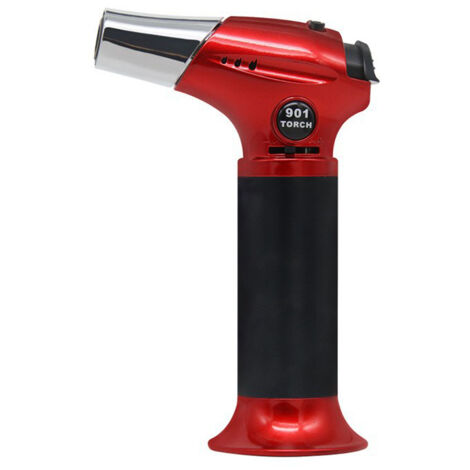 Mini Chalumeau de Cuisine Réglable, Torche Culinaire Rechargeable pour Crème Brûlée, Soudure et Desserts, Léger et Antivent avec Sécurité (Gaz Non Inclus) (1/5)