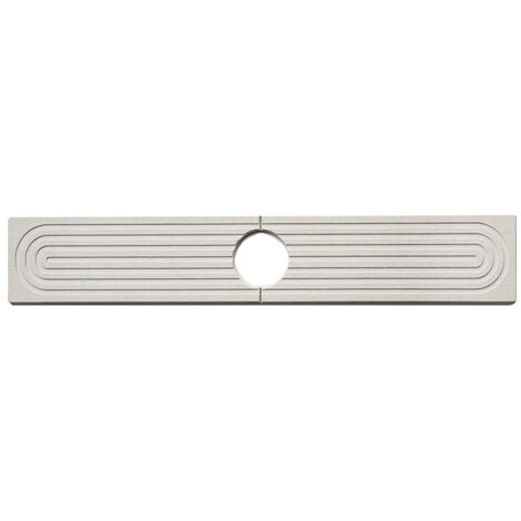 Tapis en Pierre de Diatomée pour Évier de Cuisine, Absorbant Rapide et Plateau Antidérapant pour Salle de Bain, Protection contre les Éclaboussures et l'Humidité (Blanc, 40 x 10 cm) (1/5)