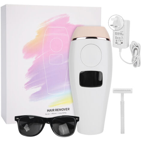 Épilateur Flash Lumière Pulsée IPL 990000, Appareil Électrique Épilation Définitive (110-240V) avec Prise UK (1/5)