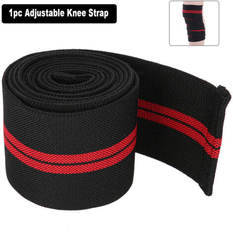 1pc Attache Genou Réglable Strap de Soutien Élastique pour Poignet/Cuisse - Genouillère de Compression (1/5)
