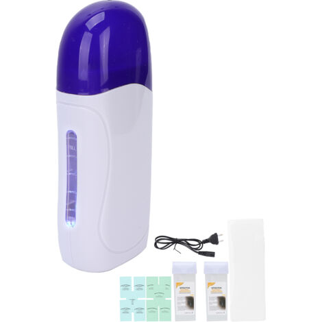 Chauffe-cire portable pour épilation à domicile - Machine à cire de voyage avec prise EU 220V (1/5)