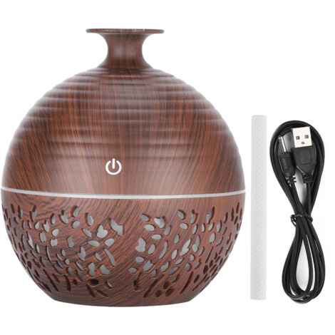 Diffuseur d'huiles essentielles USB avec LED et brume parfumée pour bureau (1/5)