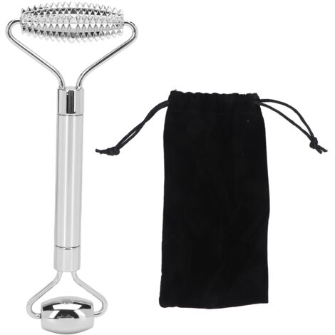 Rouleau de Massage Visage Double Tête pour Raffermir et Lisser la Peau (1/5)