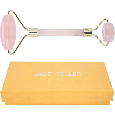 Rouleau de Jade Double Face - Massage Anti-Âge et Raffermissant pour la Peau (Doré) (1/5)