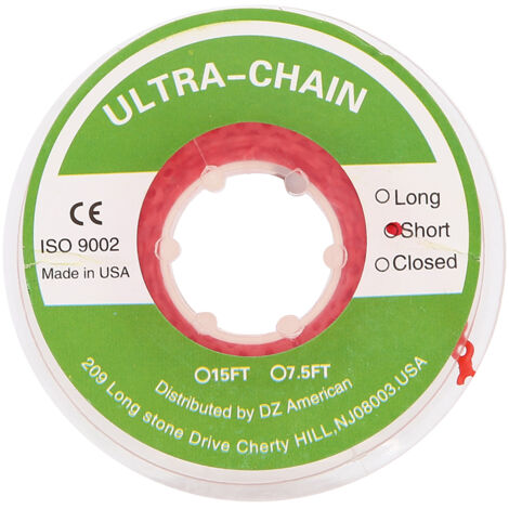 Chaîne élastique orthodontique colorée pour appareil dentaire - Accessoire rouge (1/5)
