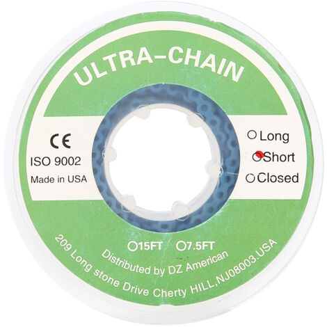 Chaîne élastique orthodontique colorée pour appareil dentaire - Accessoire dentaire bleu foncé (1/5)