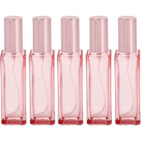 5 bouteilles spray voyage rechargeables 9ml pour cosmétiques, parfums et huiles essentielles (1/5)