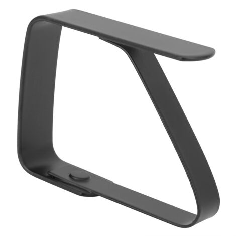 4 pièces attaches de nappe anti-glissantes en acier inoxydable, pinces de fixation 5x4cm pour tables (1/5)