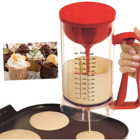 Mélangeur à Pâte Électrique Portable pour Crêpes et Pâtisserie - Appareil de Cuisine Pratique