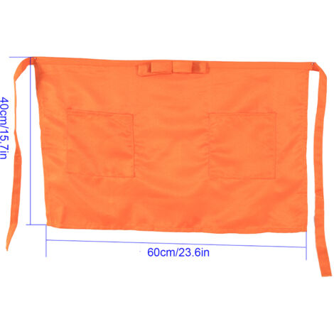 Tablier mi-long jaune pour cuisine maison, café, bar, bistro - Homme/Femme (1/5)