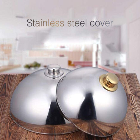 Cloche en Acier Inoxydable pour Cuisine, Couvercle de Plat pour Restaurant et Café (1/5)