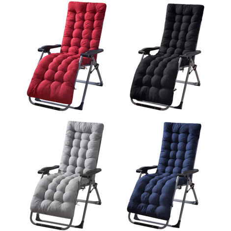 Coussin de chaise longue pour patio, housse de coussin de transat pour extérieur et intérieur, idéal pour voyage et vacances