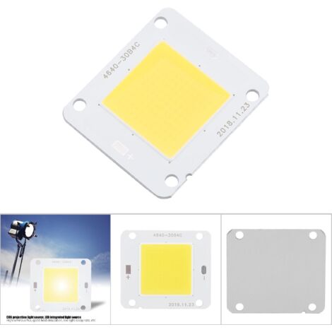 Source de Lumière LED COB Intégrée 50W, Longue Durée de Vie, Projection Lumineuse (Blanc Chaud 3000-3200K) (1/5)
