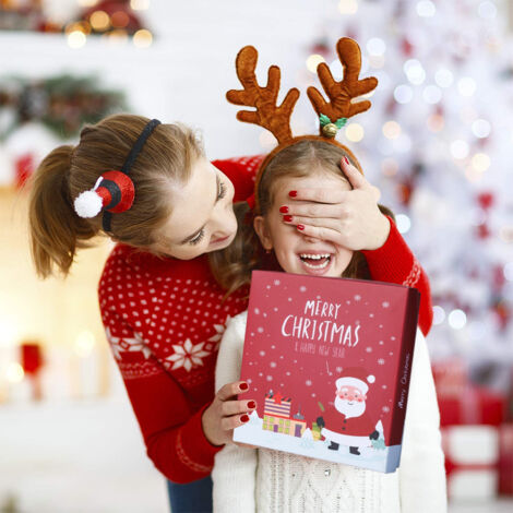Cuillère de Noël en Acier Inoxydable, Set de 4 pour Café, Thé, Dessert ou Soupe (1/5)