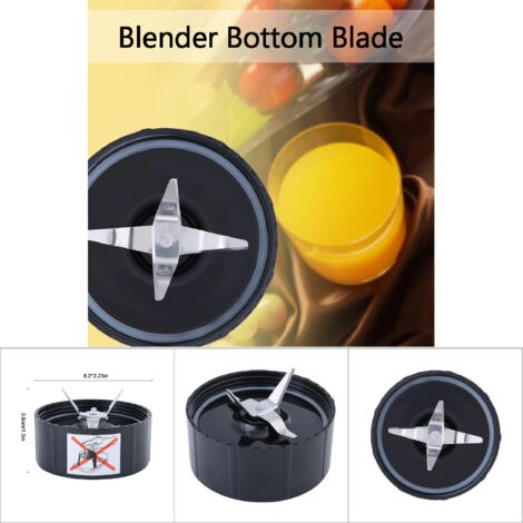 Lame inférieure pour extracteur de jus et blender en métal et plastique (250W, pièce de rechange 1) (1/5)