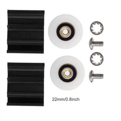 Kit de Remplacement Roue de Porte pour Serre Halls - Diamètre 22mm (1/5)