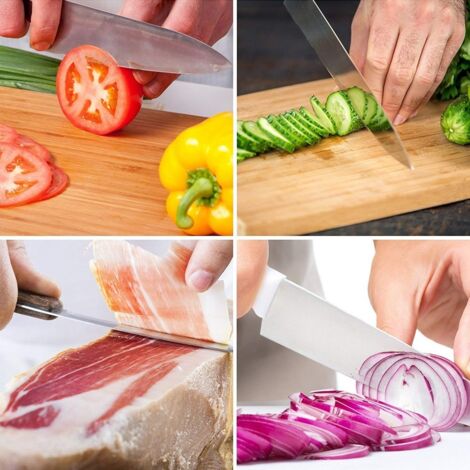 Aiguisoir à Couteaux Professionnel en Acier Inoxydable - Tige d'Affûtage pour Cuisine (Modèle 4) (1/5)