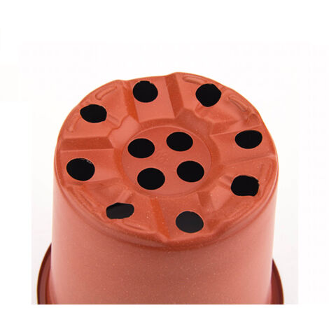 Pot de culture en plastique renforcé 140mm - Bac à semis coloré pour balcon et jardin (1/3)