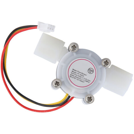 Capteur de débit d'eau G1/4 pour refroidisseur, contrôle de débit avec effet de cascade (1/5)