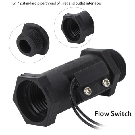 Capteur de débit FS-135 en plastique PP, protection contre la pénurie d'eau pour machine de soudage laser, 0-110V DC (1/5)