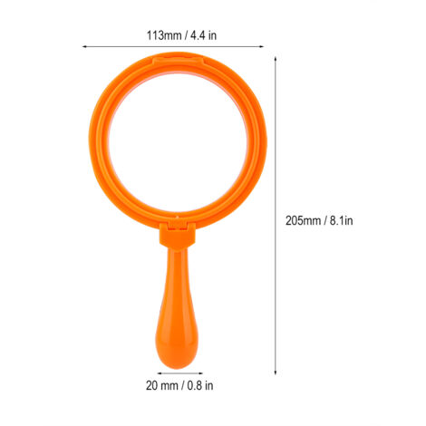 Loupe 3X pour Enfants 90mm avec Support - Jouet Éducatif d'Observation Portable (1/5)