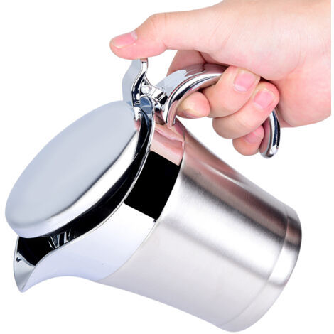 Bateau à Sauce Isotherme en Acier Inoxydable 304 Double Paroi (450ml) (1/5)