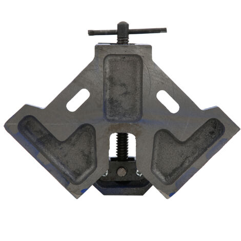 Étau d'Angle 90° pour Soudure, Accessoire Quincaillerie Lourde en Fonte 4 Pouces pour Menuiserie