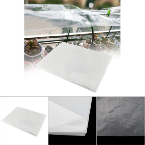 Serre agricole en polyéthylène transparent anti-poussière et résistante (L) (1/5)