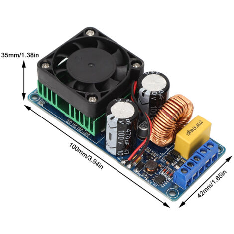 Amplificateur Audio Numérique HIFI Classe D 500W, Carte Ampli Puissance IRS2092S (1/5)