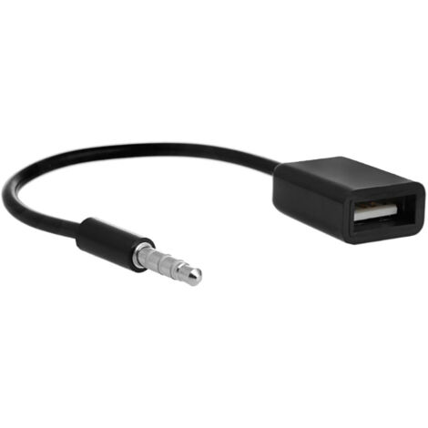 Adaptateur Audio 3.5mm vers USB 2.0 Mâle/Femelle pour Voiture MP3 (1/5)
