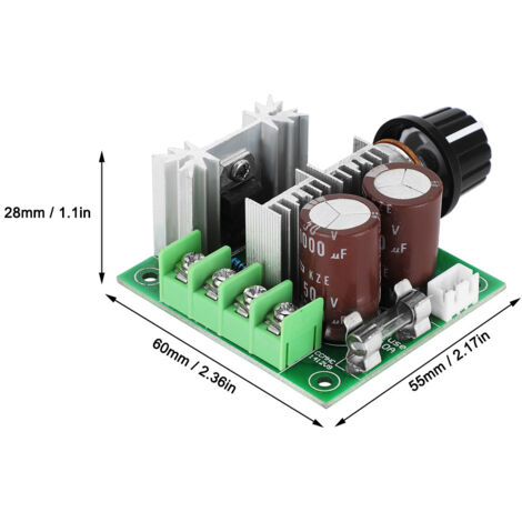 Contrôleur de Vitesse PWM 10A pour Moteur DC 12-40V - Module de Commande de Moteur (1/5)